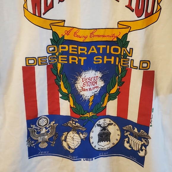 Vintage 1991 desert storm tshirt - Picture 2 of 5